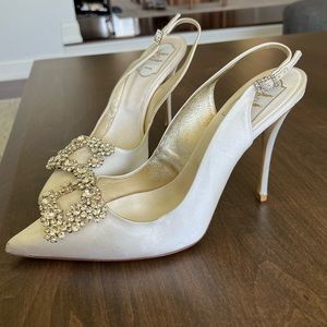Crystal Roger Vivier Heels - Perfect for a Bride!